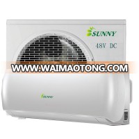 18000btu 1.5ton Pure 48V DC solar ac air conditioner