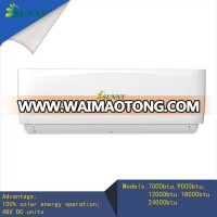 New 48V DC Inverter Solar Air Conditioner Split for Room Using 1ton